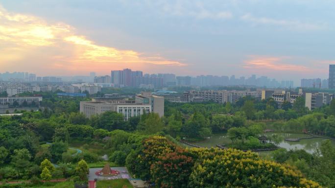 成都中医药大学航拍3