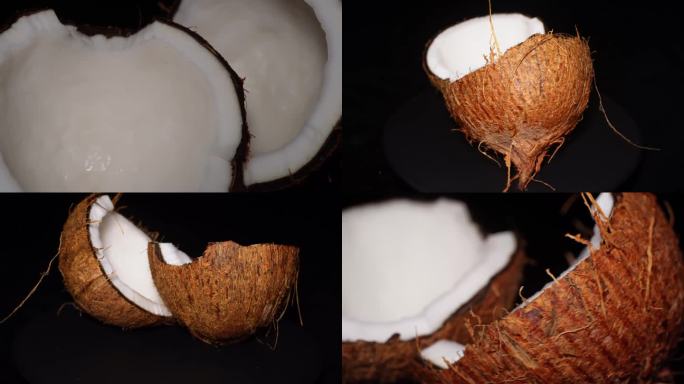 镜头合集开椰子敲椰子老椰子椰子水椰(2)