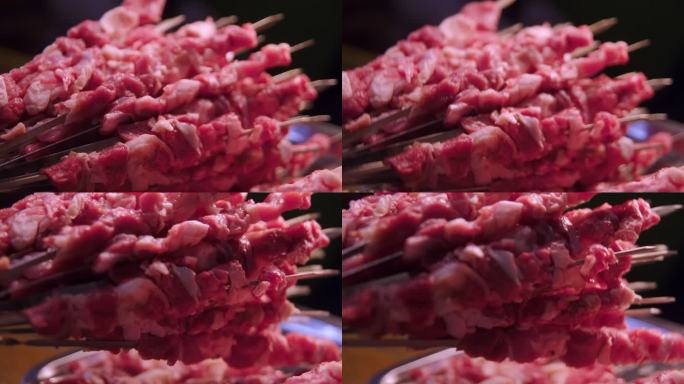 新鲜羊肉串/新疆烤肉