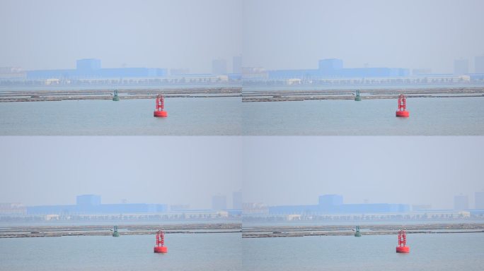 广西防城港东湾港码头风光