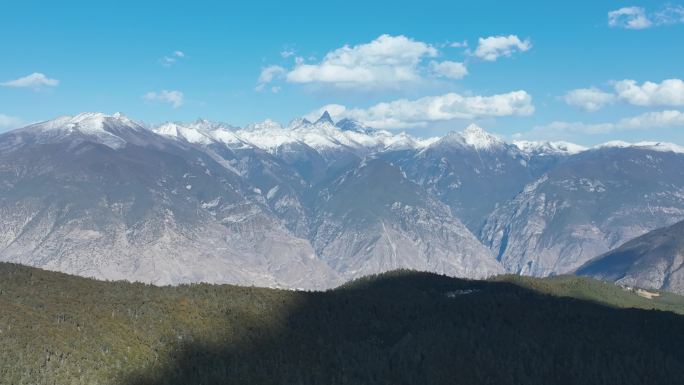 白马雪山沿途航拍