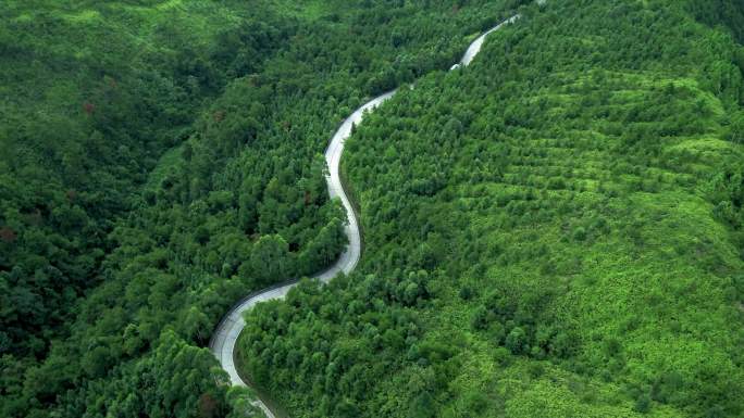 和平青州盘山公路航拍