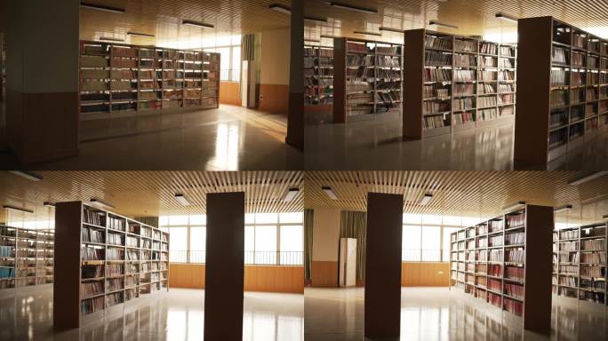图书馆空镜4K