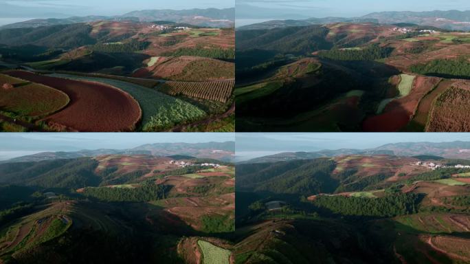 云南旅游宣传风光视频东川红土地乡村