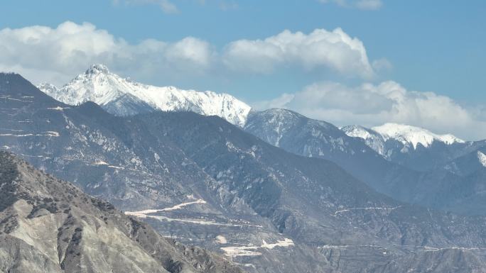 白马雪山沿途航拍