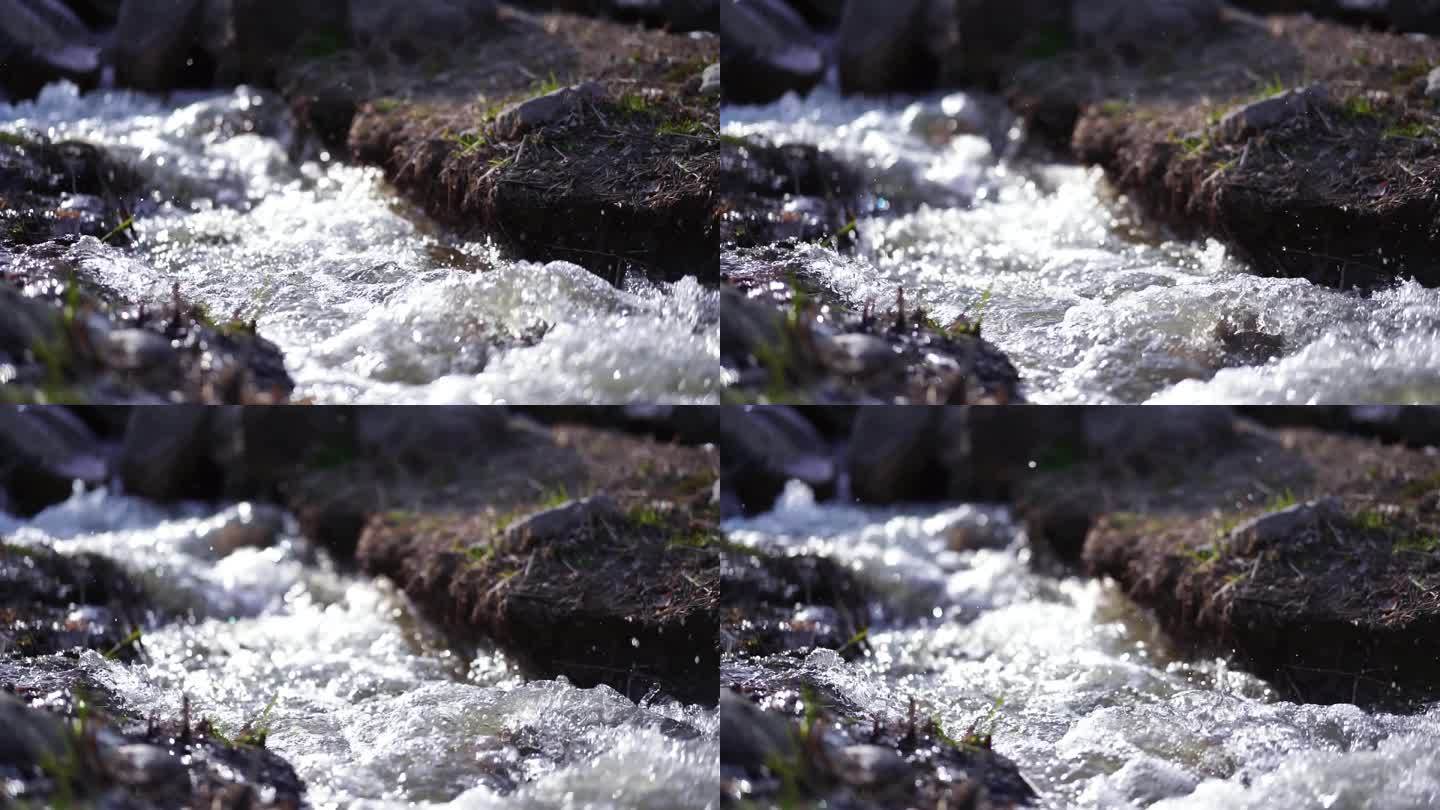 流水 高速流水 大自然 水资源 唯美空镜