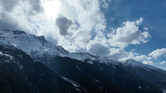 白马雪山沿途航拍