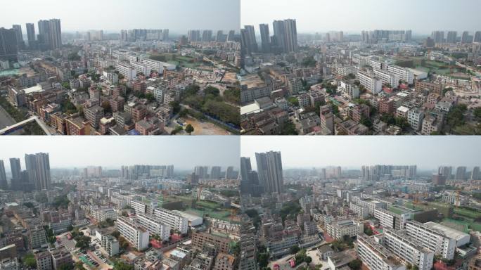 【正版素材】深圳龙岗区横岗街道全景