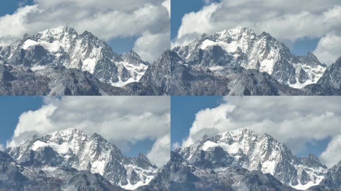 丽江听花谷 百花园 玉龙雪山