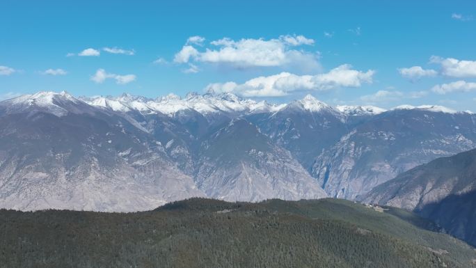 白马雪山沿途航拍