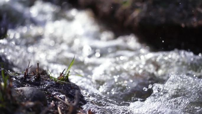 水流 高速流水 大自然 水资源 唯美空镜