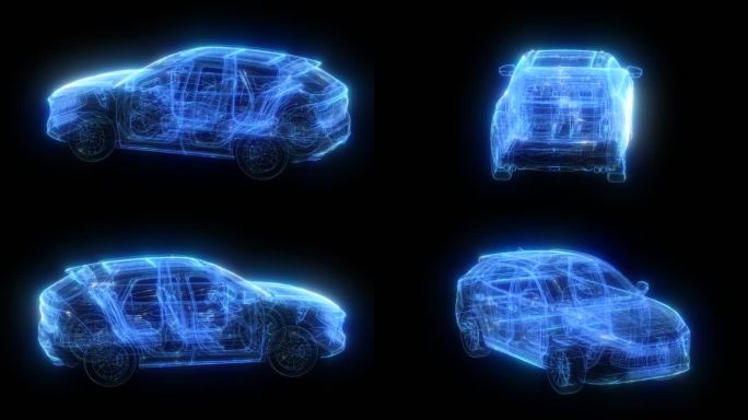 东风T5 EVO发光全息通道素材