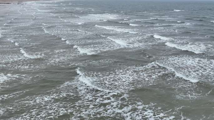 琅琊镇龙湾海浪升格慢镜头