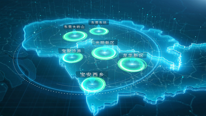 蓝色科技大湾区地图