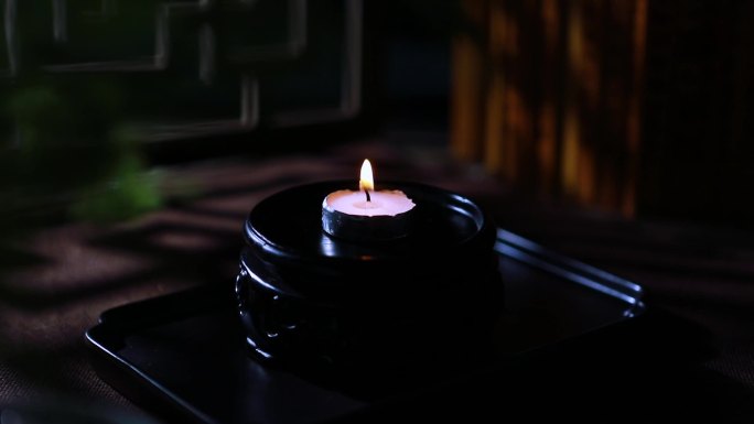 蜡烛古风光影