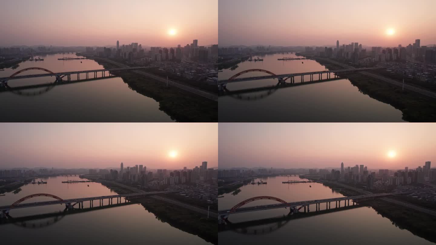 大桥日落