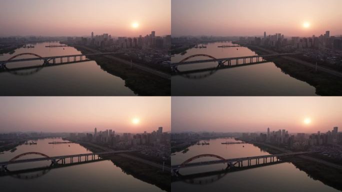 大桥日落