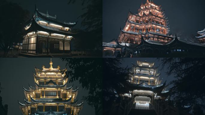 8K重庆鸿恩寺夜景实拍合集