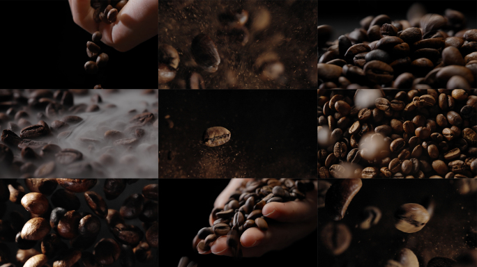 咖啡豆升格拍摄