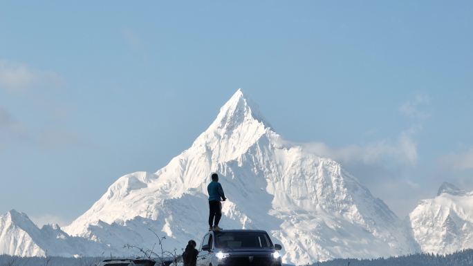 梅里雪山航拍