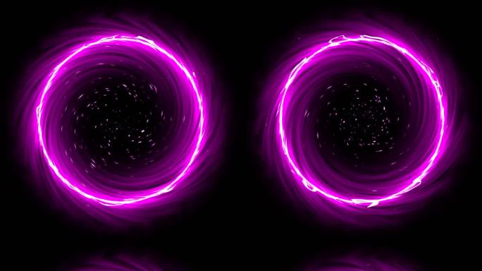 循环黑洞紫色传送门