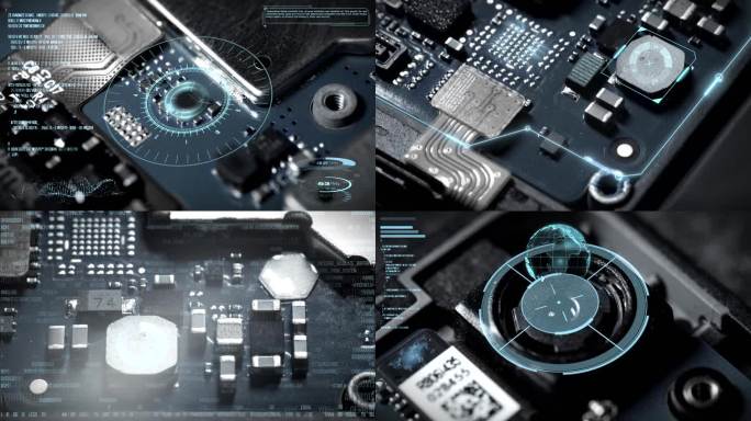 科技芯片创意4K素材