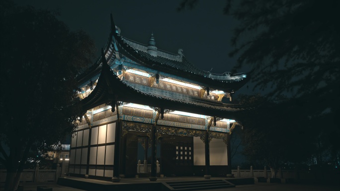 8K重庆鸿恩寺夜景实拍