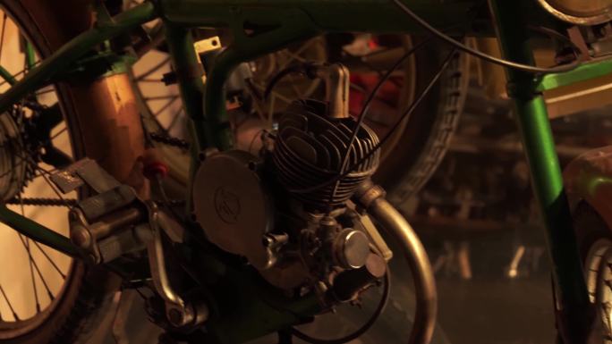 镜头合集摩托车发动机老式摩托车老(2)
