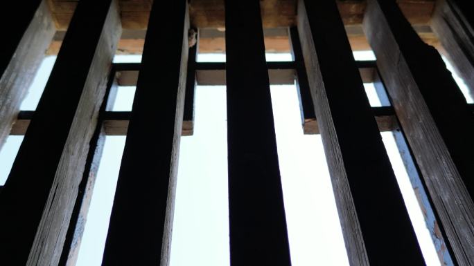 古风窗户木质卯榫结构