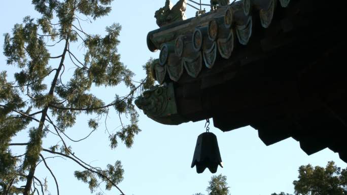 北京秋天 大觉禅寺 千年古刹  风铎