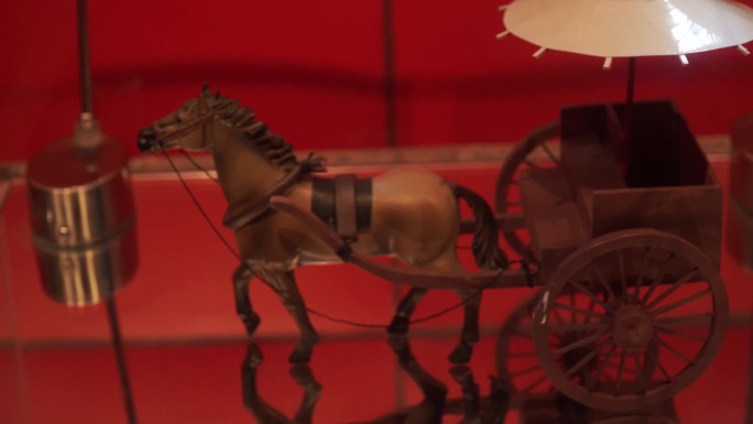 镜头合集玩具模型中国古代马车模型(3)
