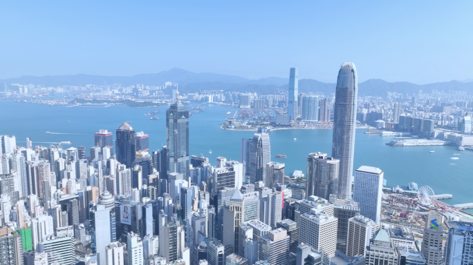 4K香港城市宣传片 航拍香港金融中心