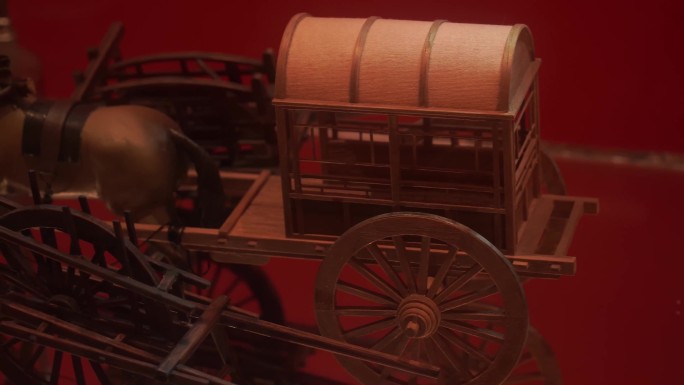 镜头合集玩具模型中国古代马车模型(1)