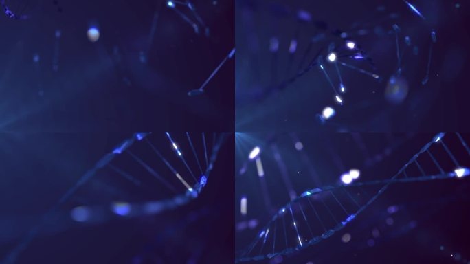 DNA基因序列科技医疗生物4KAE工程