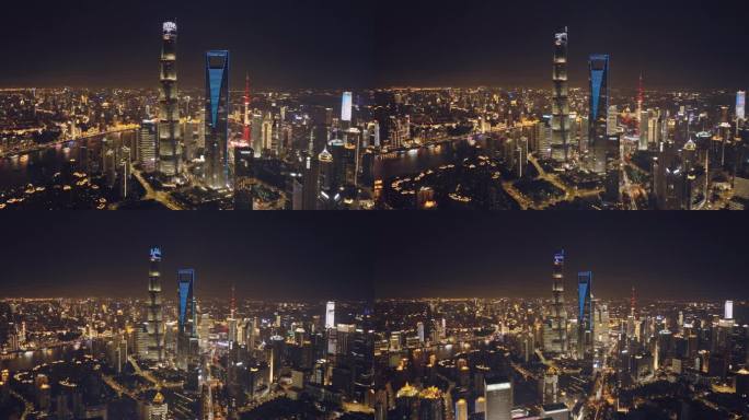 上海夜航拍