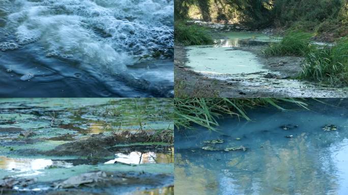 环保  河流 污染 污水