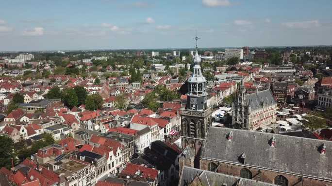 4K航拍荷兰 教堂