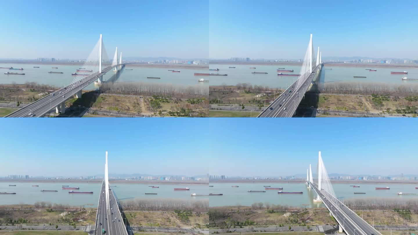 南京长江五桥航拍