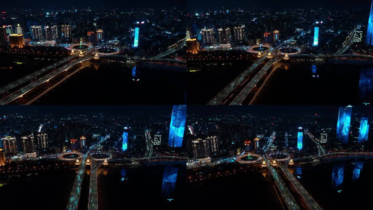 哈尔滨公路大桥夜景