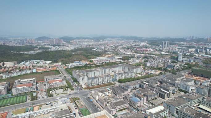 【正版素材】深圳 龙岗区宝龙和坪山全景