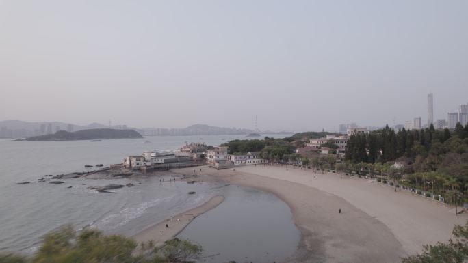 厦门 鼓浪屿 风景名胜区 日落 内厝澳