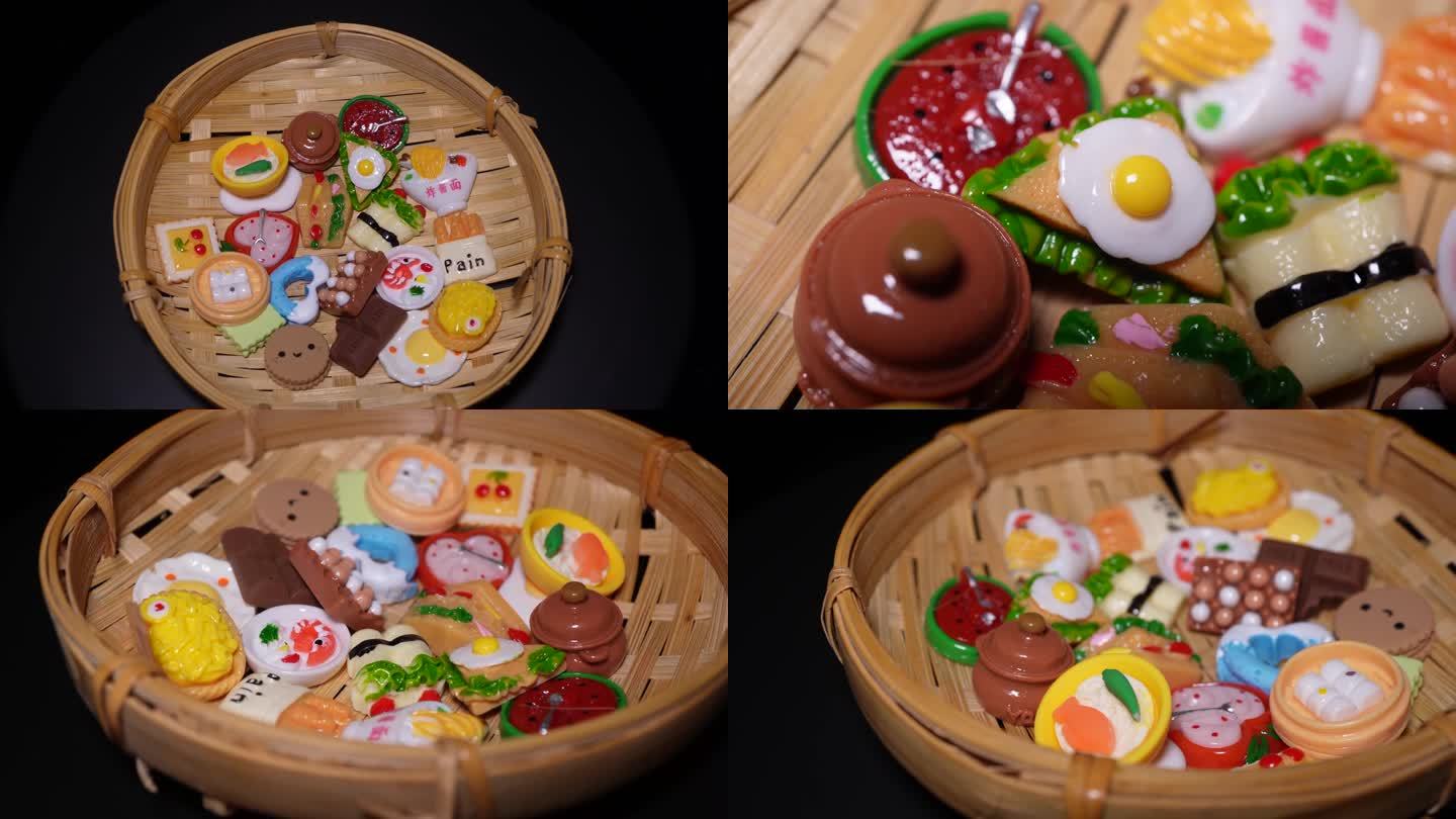 镜头合集微缩食玩实物模型美食玩具(2)