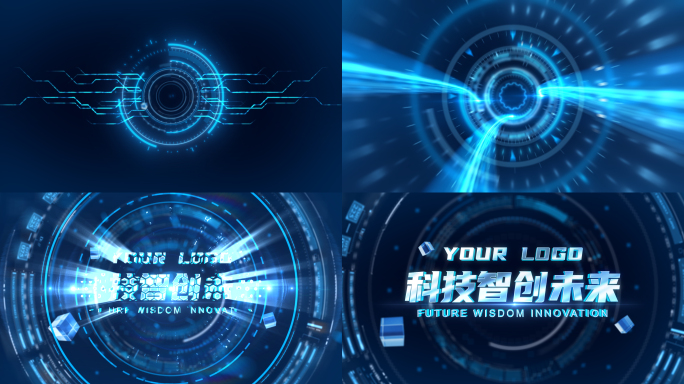 4K震撼科技片头LOGO 01