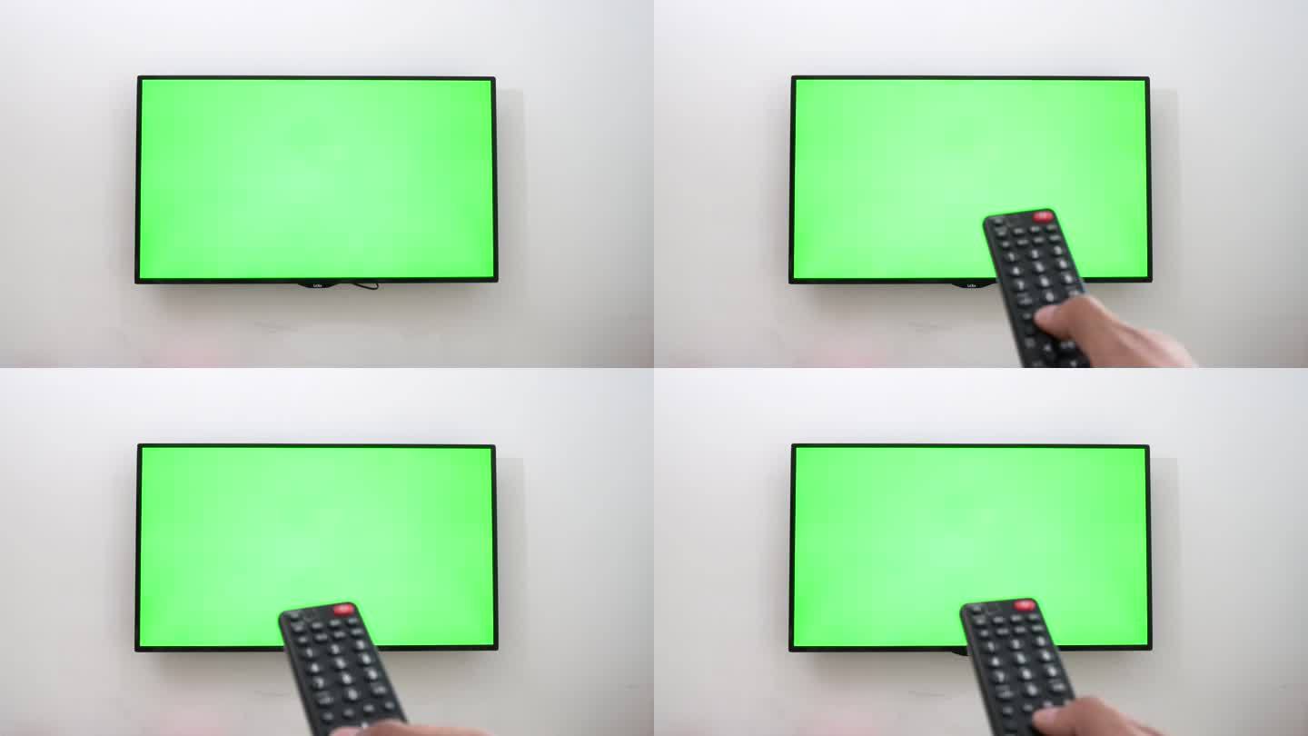 电视屏幕 绿幕屏 遥控器显示屏k
