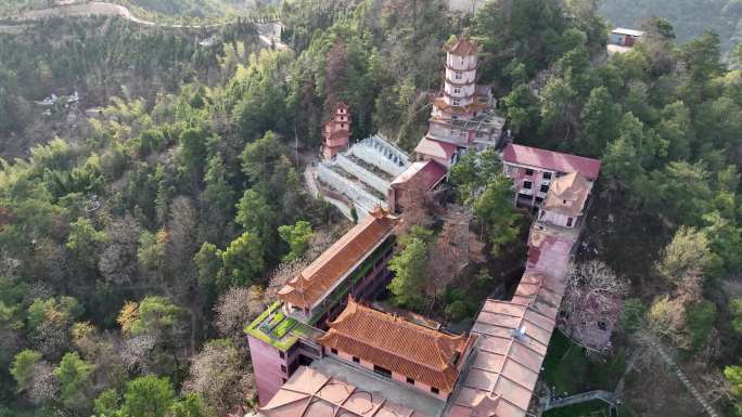 衡山县清凉禅寺和巾紫峰