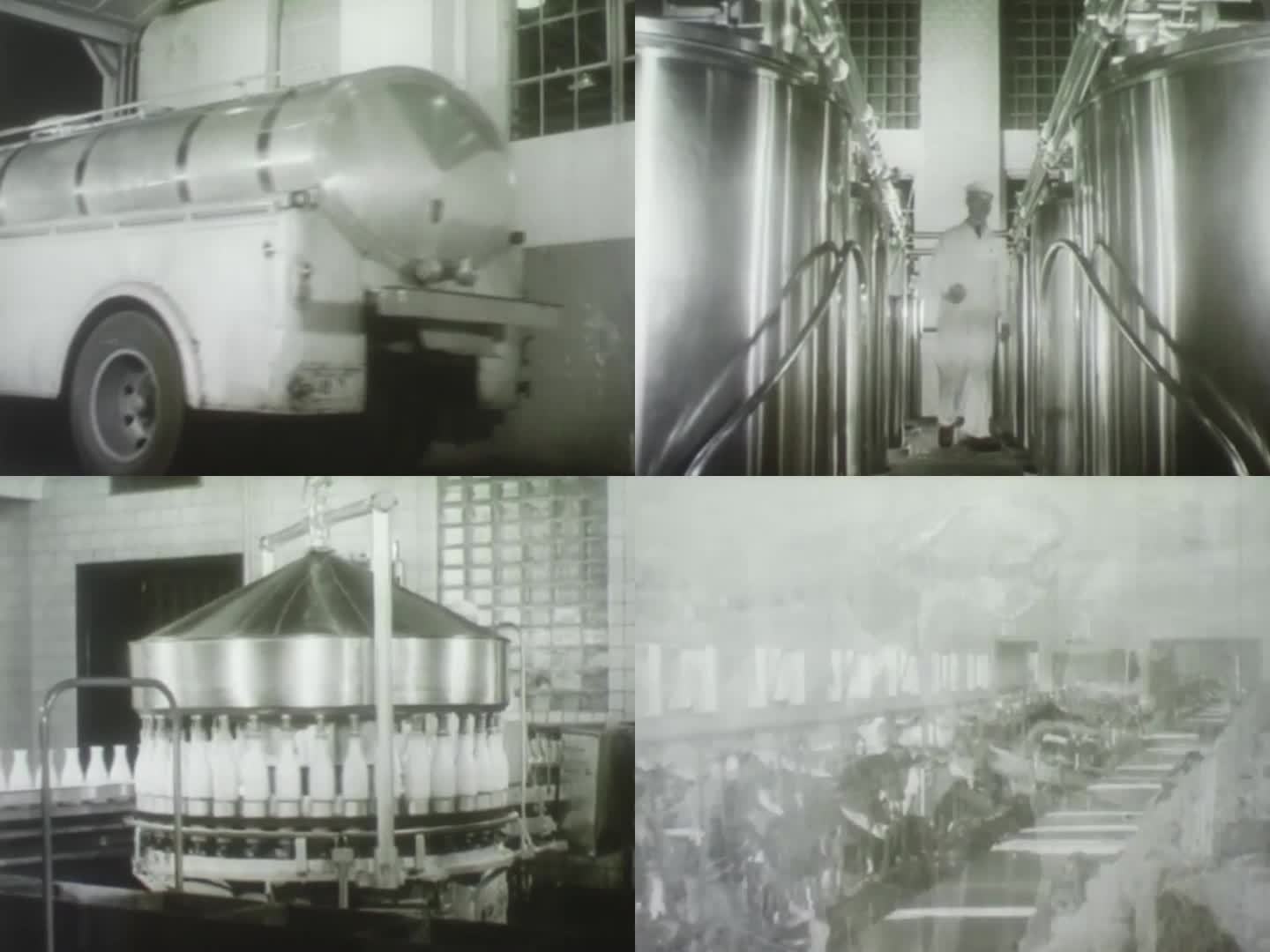 30年代牛奶无菌灌装 灌装车间
