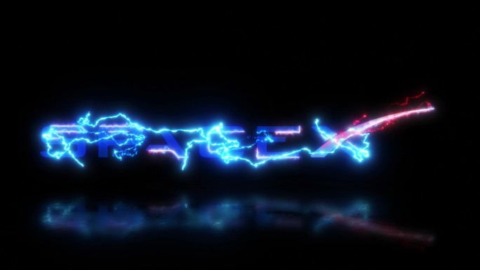 【4K】电火花闪电能量电流LOGO标志