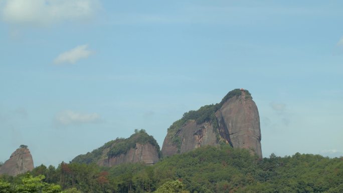 仁化丹霞山群象过江延时