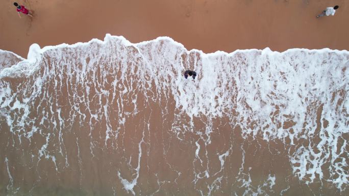 海南海口假日沙滩