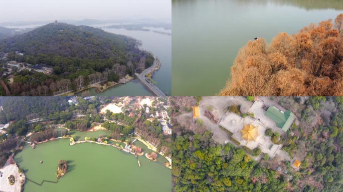 无锡太湖鼋头渚风景区 城市航拍